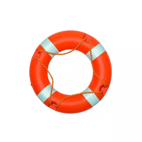   Inel de salvare cu frânghie de 45 cm și bandă reflectorizantă fără Solas EVA