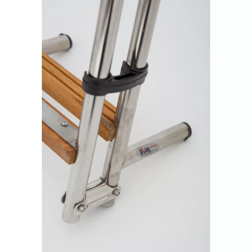 Scară de păr 3 grade pliabil metal tec 72x19cm EVA