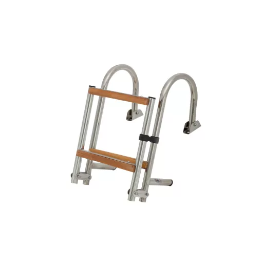 Scară de păr 3 grade pliabil metal tec 72x19cm EVA