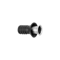 Conductă de evacuare inox cu conector din cauciuc 16mm EVA