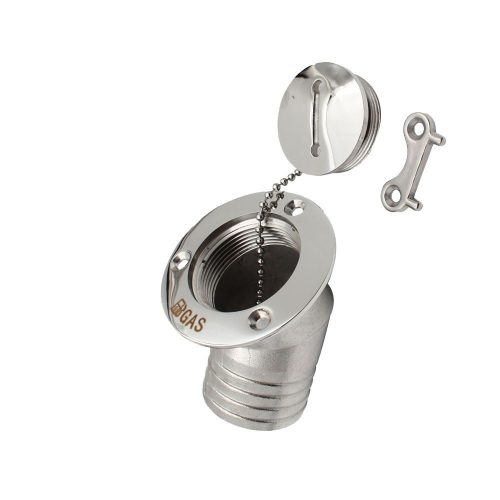 Gât umplere combustibil 45° metal 38 mm EVA