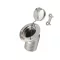 Gât umplere combustibil 45° metal 38 mm EVA