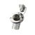 Gât umplere combustibil 30° metal 38 mm EVA