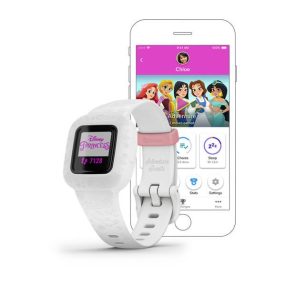   Garmin vivofit jr. 3 Disney Princesses cu curea reglabilă Smartwatch
