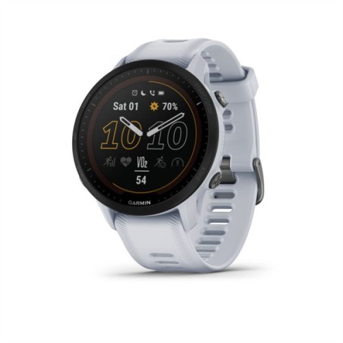 Ceas inteligent Garmin Forerunner 955 Solar White Stone