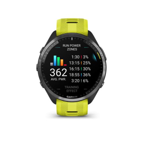 Ceas inteligent Garmin Forerunner 965 galben-negru (ED)