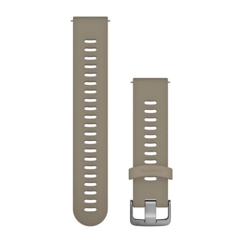 Curea ceas Garmin 20 mm silicon gresie, catarama din oțel inoxidabil (eliberare rapidă) pentru Forerunner 645
