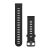Curea ceas Garmin 20 mm silicon negru, cataramă gri (eliberare rapidă) pentru Forerunner 645