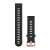 Curea de ceas Garmin 20 mm silicon negru, catarama Rose Gold (eliberare rapidă) pentru Smartwatch