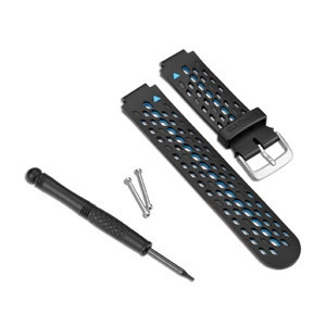 Curea ceas Garmin Forerunner 220/620 negru / albastru pentru Smartwatch