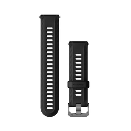 Curea ceas Garmin Forerunner 955 negru cu cataramă gri pentru Smartwatch