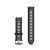 Óraszíj Garmin 20 mm. Fekete-szürke (Quick Release) Forerunner 165 Okosórához