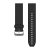 Curea ceas Garmin 22 mm silicon negru, catarama argintie (QuickFit) pentru Fenix 5 Watch