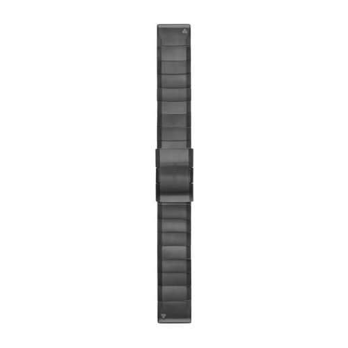 Curea ceas Garmin 22 mm Titanium DLC Titanium, negru carbon (QuickFit ) pentru Fenix 5 Plus