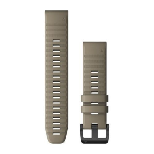 Curea de ceas Garmin 22 mm silicon gresie închisă, cataramă neagră (QuickFit) pentru Fenix 6