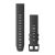 Curea de ceas Garmin 22 mm silicon gri ardezie, cataramă neagră (QuickFit) pentru fenix 6 solar