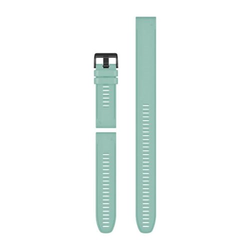 Watchstrap Garmin 26 mm silicon panglică, negru cataramă (QuickFit) Fenix 6X, 3 bucăți, mentă