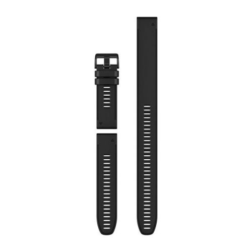 Curea ceas Garmin 26 mm silicon negru, cataramă neagră (QuickFit) Descent Mk2, 3 piese