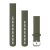 Curea de ceas Garmin 20 mm silicon verde mușchi, cataramă argintie (eliberare rapidă) pentru Vivomove 3 Watch