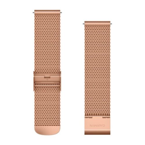 Ceas Garmin 20 mm Rose Gold metal, Milanese, 18K Rose Gold PVD cataramă (eliberare rapidă) pentru Vivomove 3 125-197mm