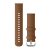 Curea de ceas Garmin 22 mm piele maro, cataramă argintie (piele italiană) (eliberare rapidă) pentru Vívoactive 4 130-200 mm