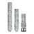 Watchstrap Garmin 20 mm silicon camuflaj ceață, curea accesoriu extra lungă (Instinct 2S) pentru smartwatch