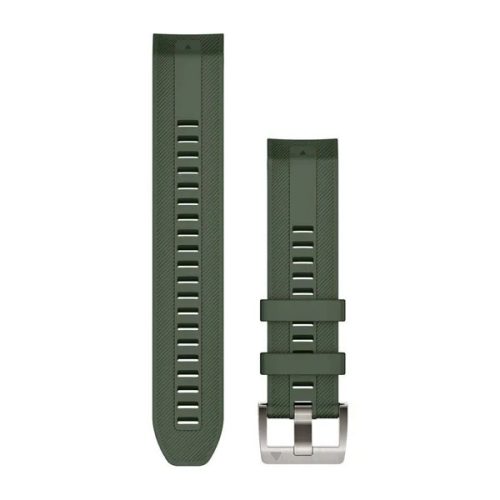 Óraszíj Garmin 22 mm fenyőzöld szilikon(QuickFit), MARQ (Gen 2) Okosórához