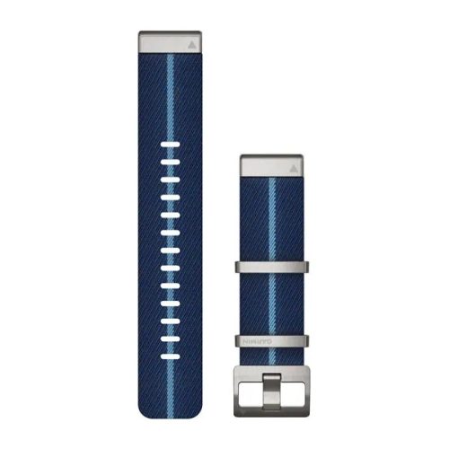 Óraszíj Garmin 22 mm csíkos Jacquard szövet (QuickFit), MARQ (Gen 2) Okosórához