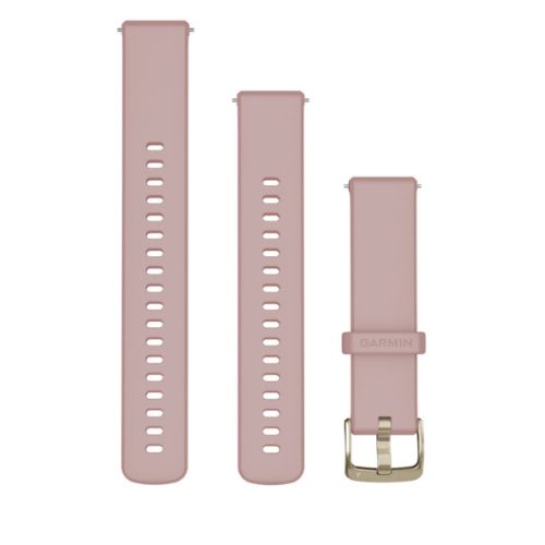 Óraszíj Garmin 18 mm rózsa szilikon (Quick Release) Venu 3 Okosórához