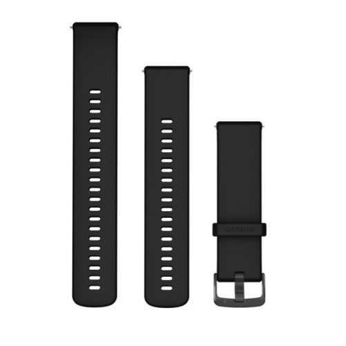Curea ceas Garmin 22 mm silicon negru (eliberare rapidă) pentru Venu 3 Wristwatch