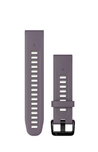 Óraszíj Garmin 20 mm orchidea/világos homokkő szilikon (QuickFit) Okosórához