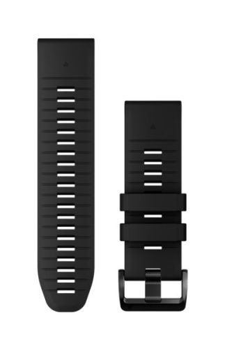 Óraszíj Garmin 26 mm fekete szilikon (QuickFit) Okosórához