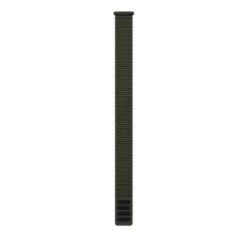 Curea ceas Garmin 22 mm nylon verde mușchi (UltraFit) pentru smartwatch