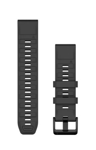 Óraszíj Garmin 22 mm grafit szilikon (QuickFit) Okosórához