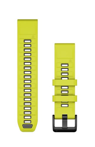 Curea ceas Garmin 22 mm galben/grafit (QuickFit) pentru smartwatch