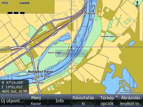 Duna Magyaro. Slovacia hartă digitală Lowrance SOF