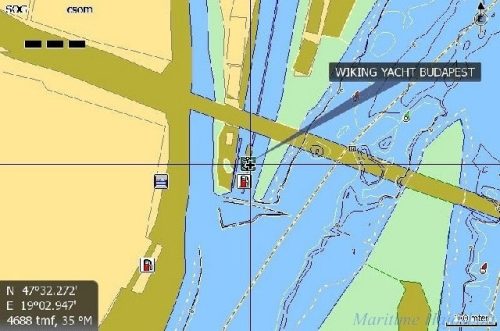Dunăre, Tisza Magyaro. Slovacia hartă digitală Lowrance SOF