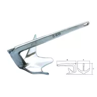 Horgony Bruce eke inox 20 kg GFN