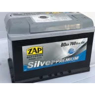 Baterie ZAP Silver Premium 80 Ah