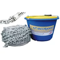   Set de ancorare 50 m frânghie de 12 mm/ 10 m lanț de 6 mm GFN