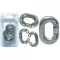 Ochi de lanț deschizabil galvanizat 8 mm GFN