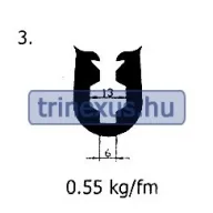 Profil din cauciuc EPDM Modelul 3 SOL