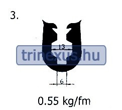Profil din cauciuc EPDM Modelul 3 SOL