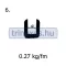 Profil din cauciuc EPDM Modelul 6 SOL