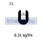 Profil din cauciuc EPDM Modelul 11 SOL