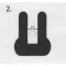 Profil din cauciuc TPE PSB004 gri SOL