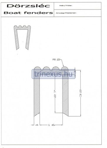 Profil din cauciuc TPE PSB009 gri SOL