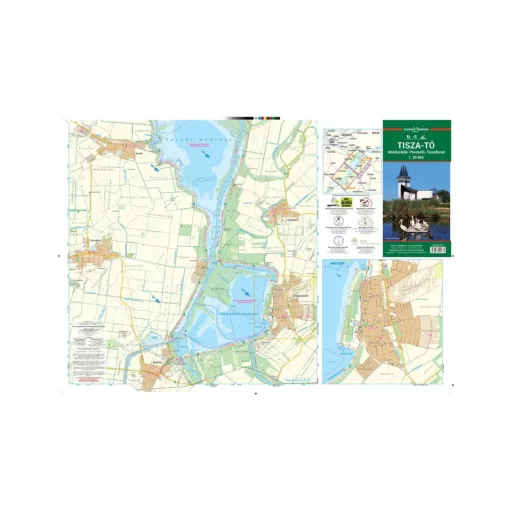 Carte, Harta turistică a lacului Tisza