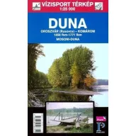 Carte, Harta turistică a Dunării Bratislava-Komár