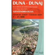 Carte, Dunăre Komárom-Bp. hartă turistică